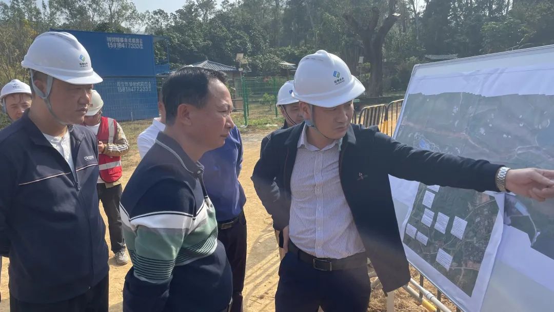 中山市副市长欧阳锦全率队检查WM视讯股份水利工程